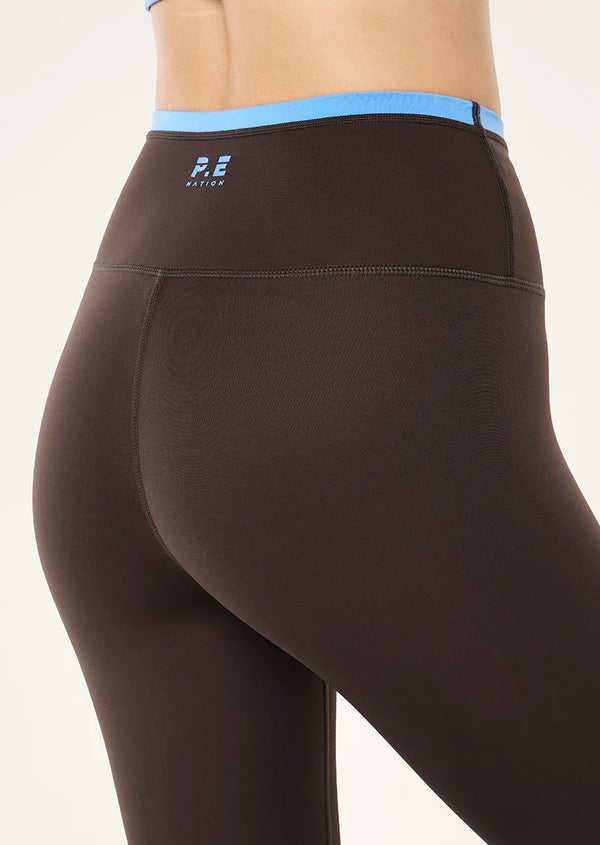 Vita Full Length Legging - Coffee/Marina