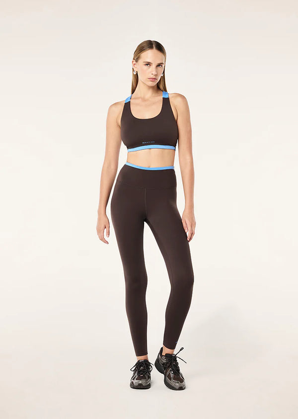 Vita Full Length Legging - Coffee/Marina