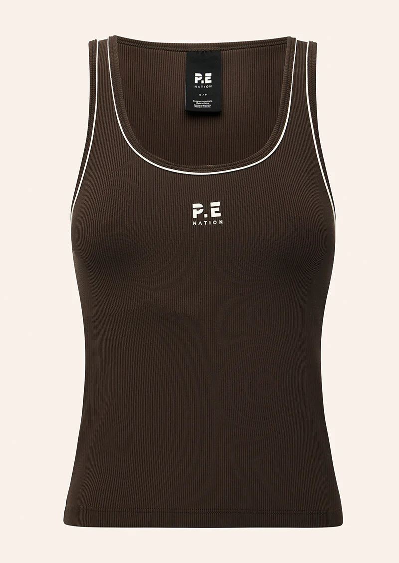 Nexus Rib Tank - Coffee