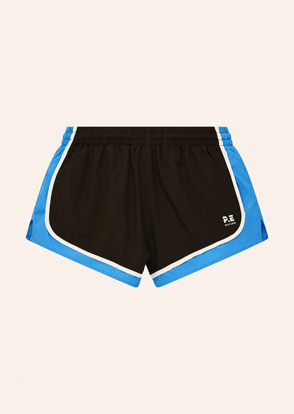 Stride Short - Coffee/Marina