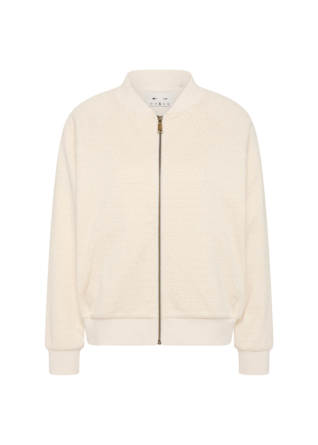 Navar Isabella Bomber Jacket - Cream