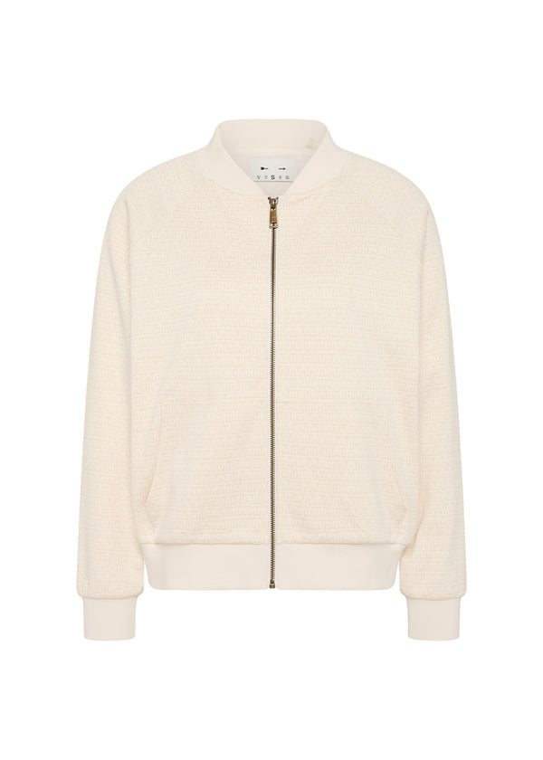 Navar Isabella Bomber Jacket - Cream