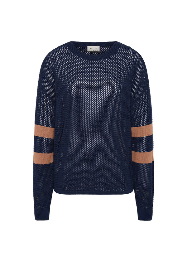 Fenway Sebastian Knit Crew - Navy