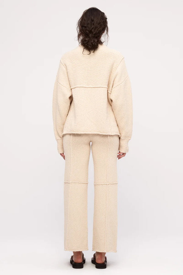 Boucle Knit Jumper - Coconut Solid