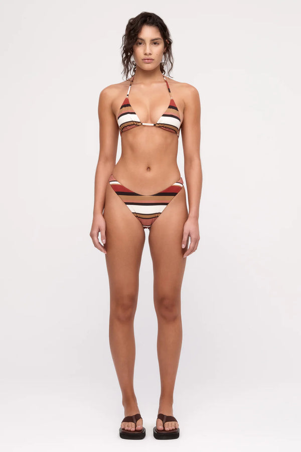 Tie Triangle Top - Earth Stripe