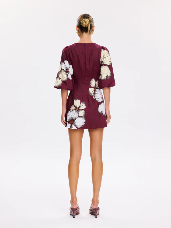 Brodie Tie Front Mini Dress - Butter