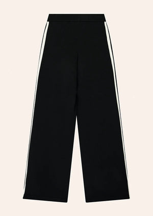 Retreat Knit Pant - Black/Whisper White