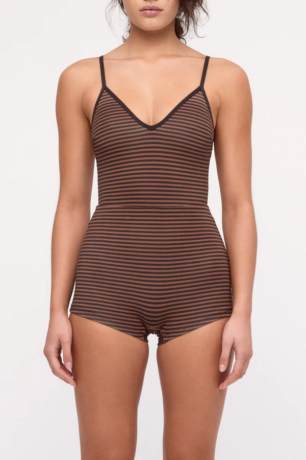 Bodysuit - Brown Stripe