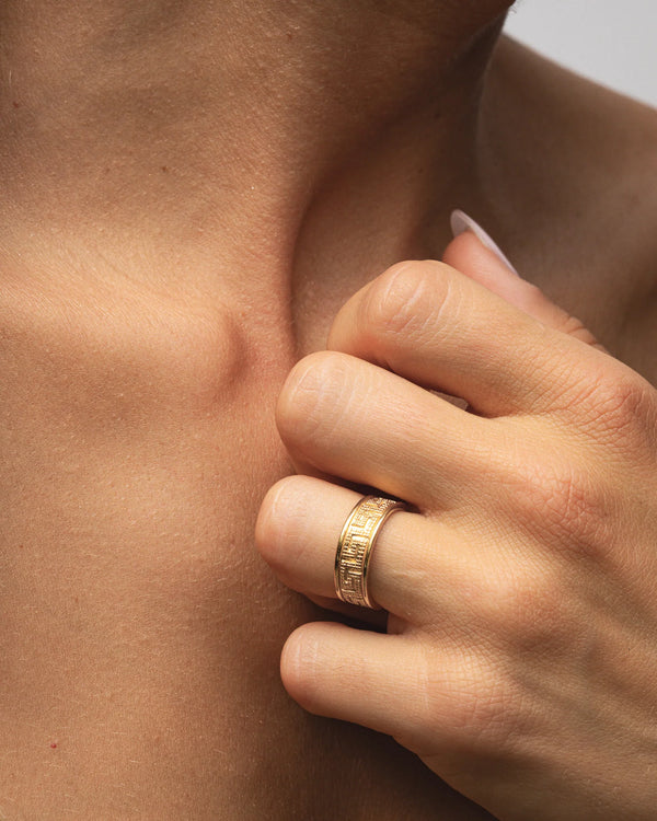 Meander Ring - Gold Vermeil