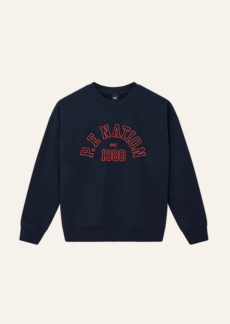 Established Oversized Sweat - Dark Navy