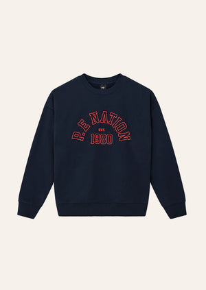 Established Oversized Sweat - Dark Navy