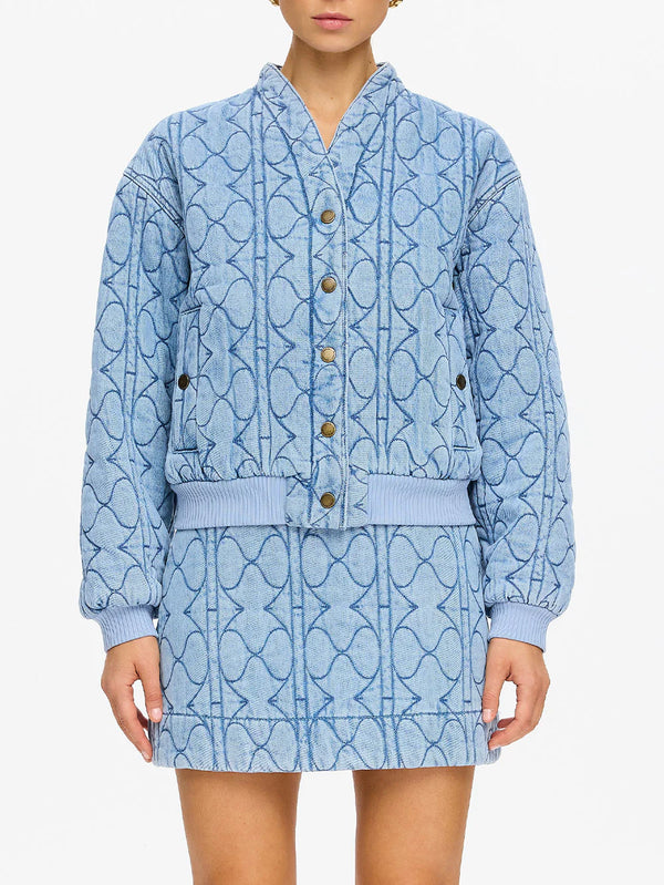 Joey Denim Jacket - Pale Stone