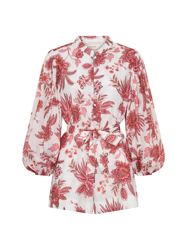 Bailey Playsuit - Red
