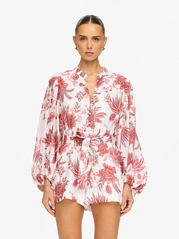 Bailey Playsuit - Red