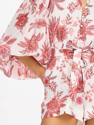 Bailey Playsuit - Red