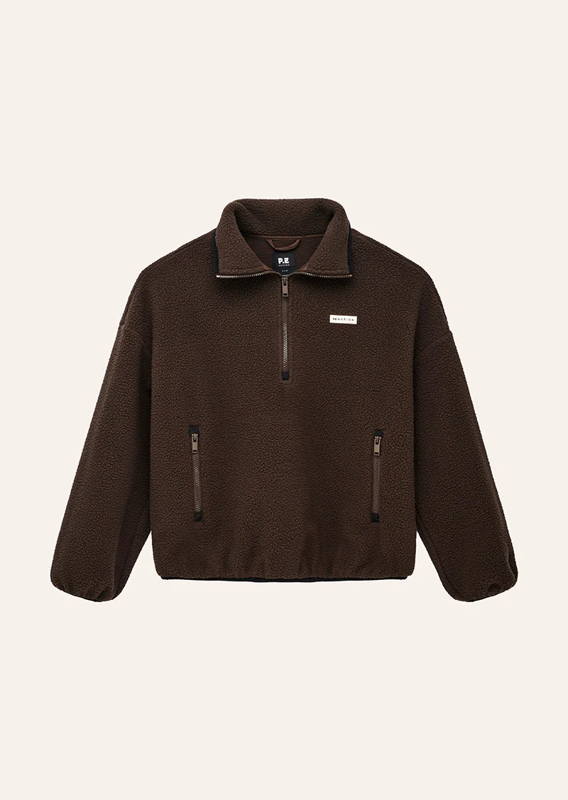 Rotate Quarter Zip - Coffee