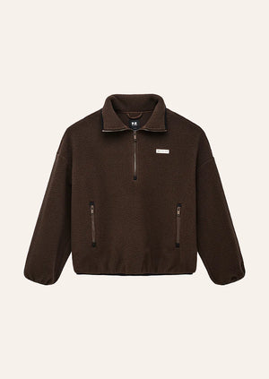 Rotate Quarter Zip - Coffee