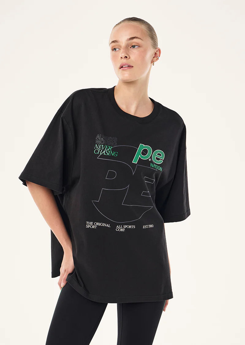 Current Oversized Tee - Black
