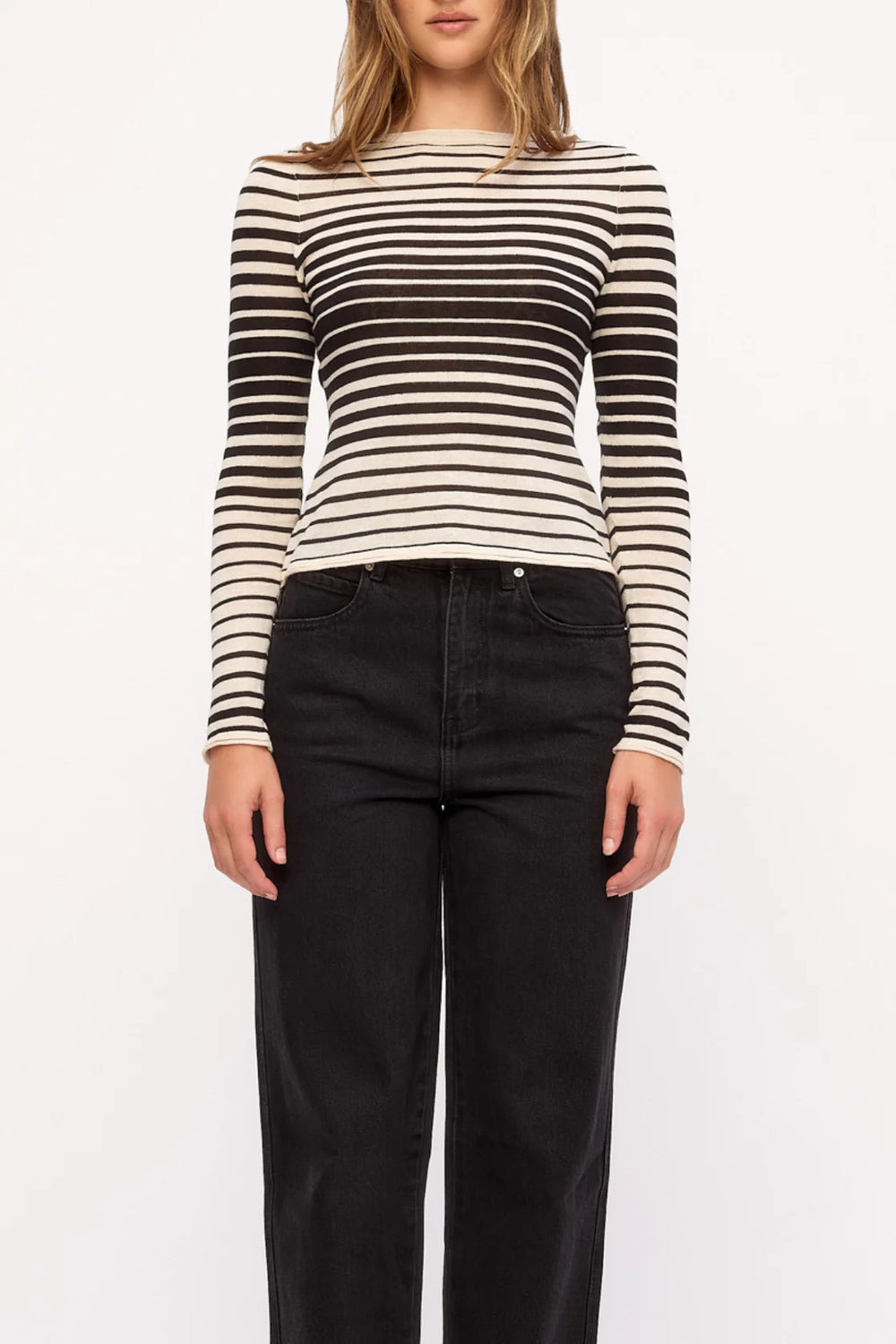 Ramie Cotton Knit Top