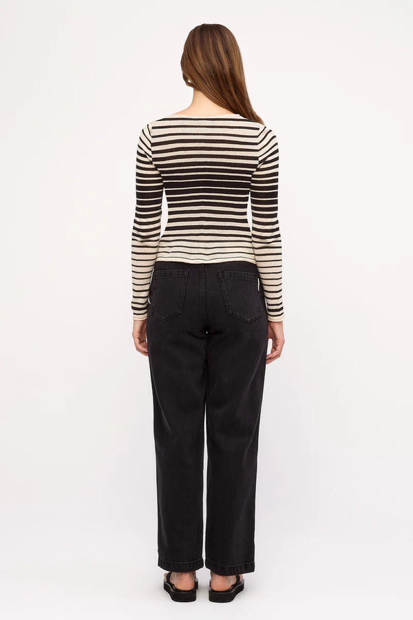 Ramie Cotton Knit Top