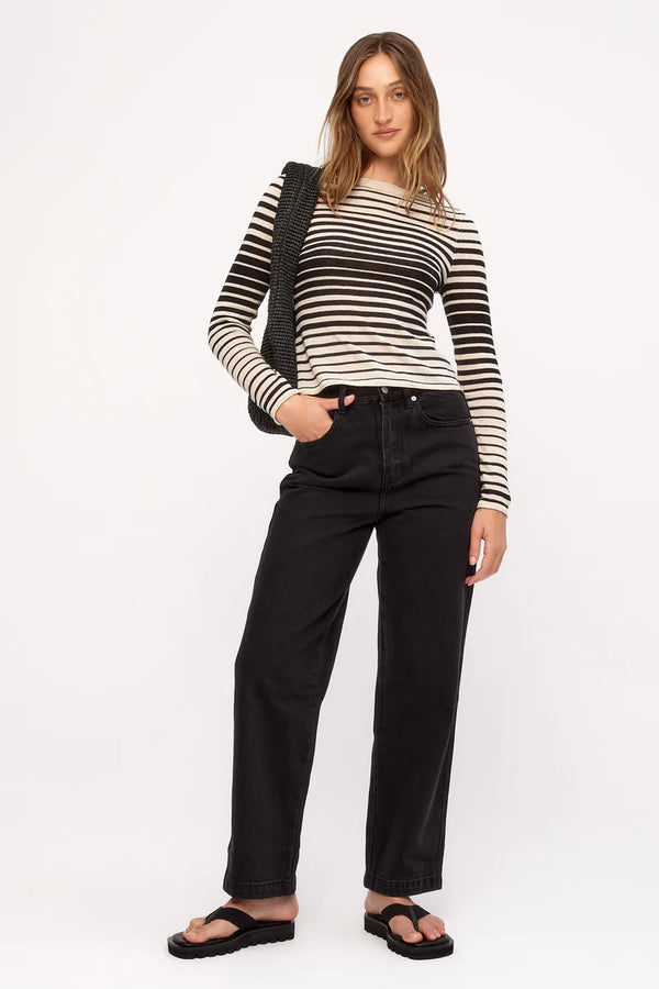 Ramie Cotton Knit Top
