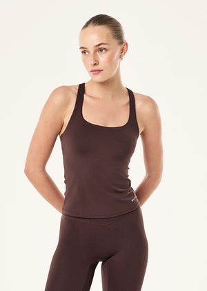 Signature Scoop Tank - Dark Plum