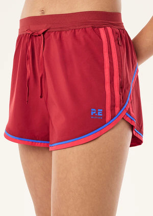 Linear Short - Cherry/Palace Blue