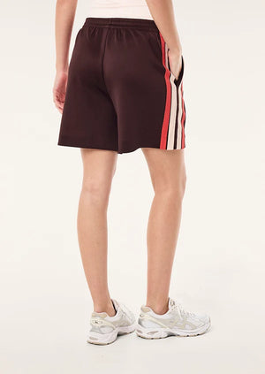 Man Down Track Short -Dark Plum