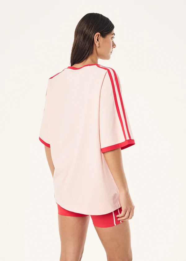 Spinout Baseball Tee - Soft Pink