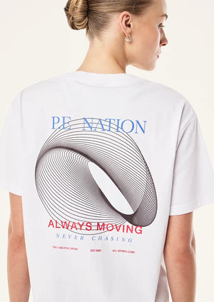 Snap Relaxed Fit Tee - White