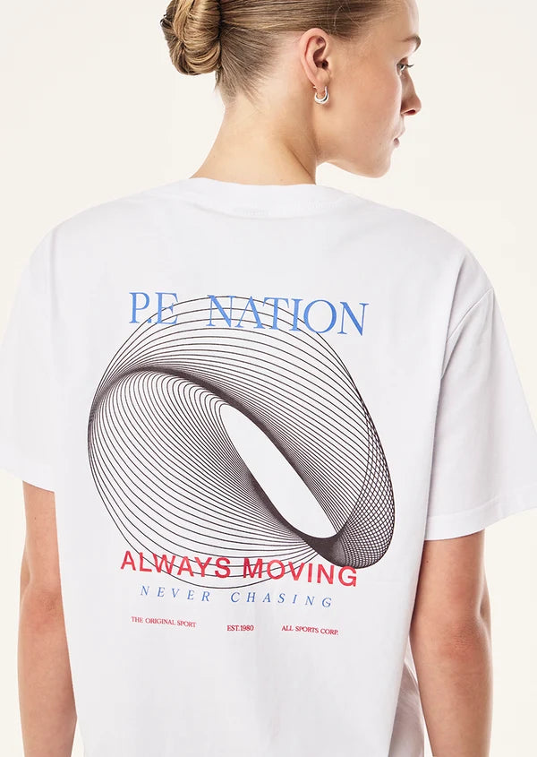 Snap Relaxed Fit Tee - White