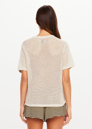 Knit Casey Tee - Natural