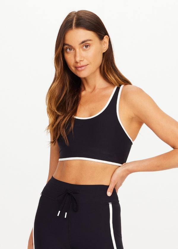 Sol Jade Racerback Bra - Black