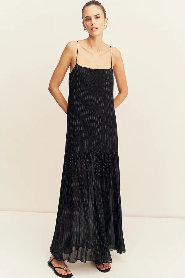 Polka Dot Maxi Dress