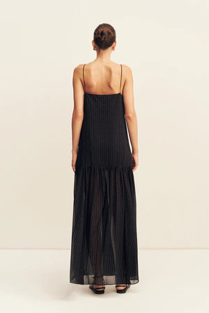 Polka Dot Maxi Dress