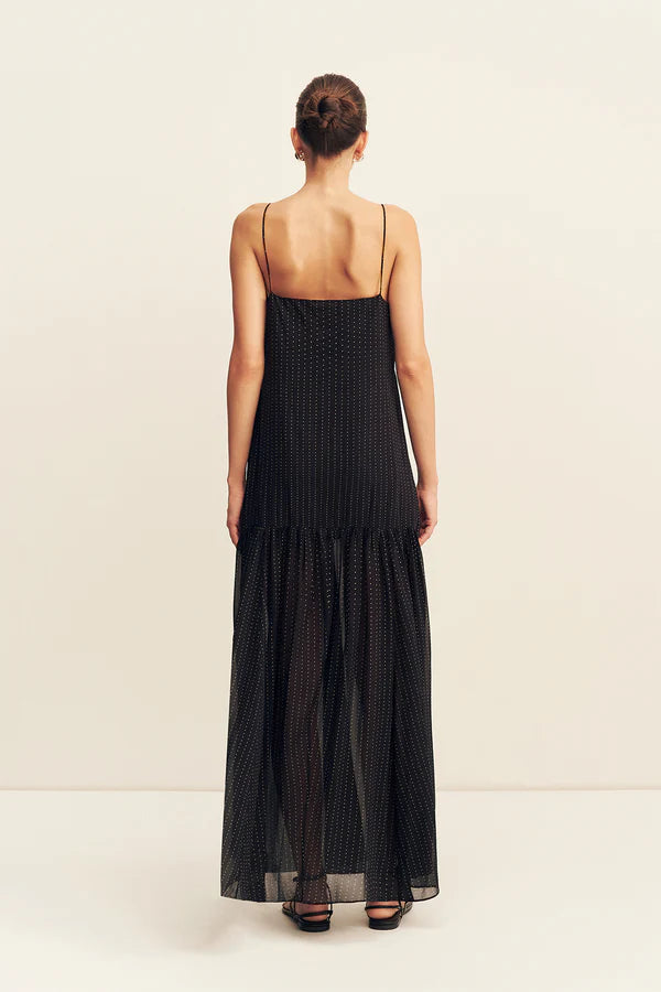 Polka Dot Maxi Dress