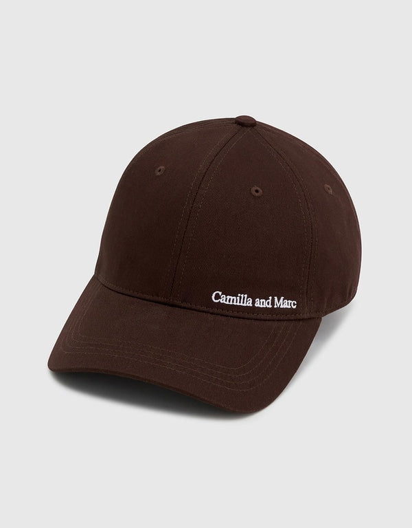 Thome Embroidered Cap - Choc