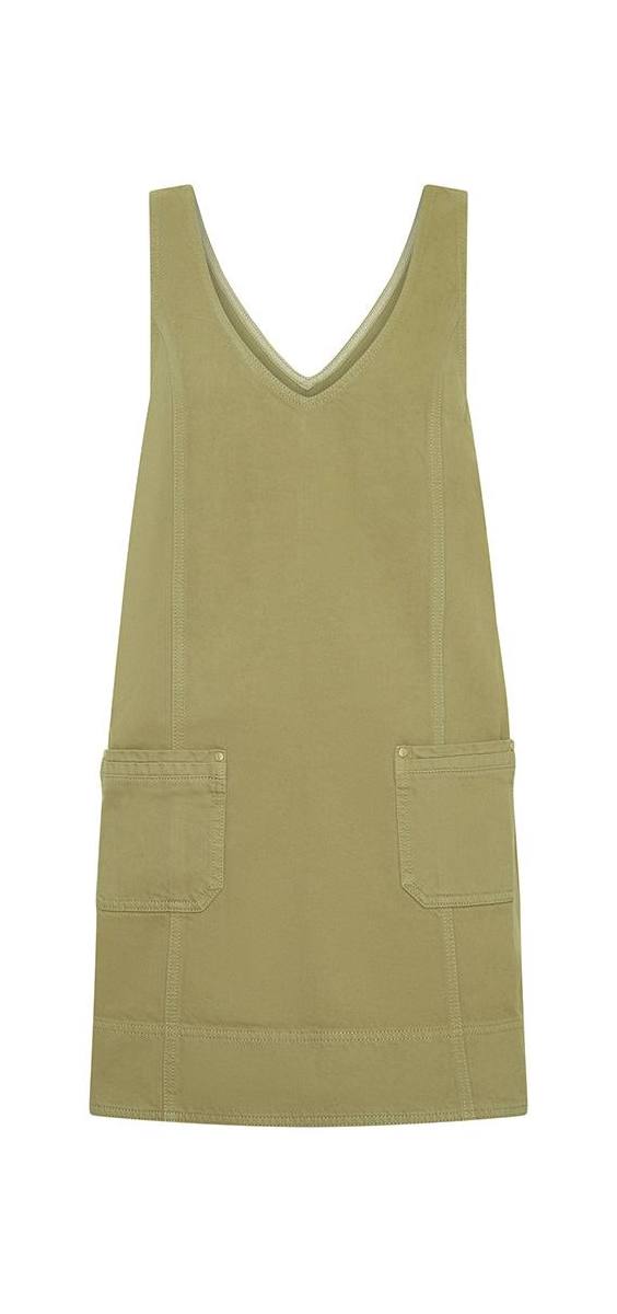 IIaria Denim Mini Dress - Olive