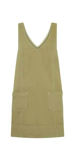 IIaria Denim Mini Dress - Olive