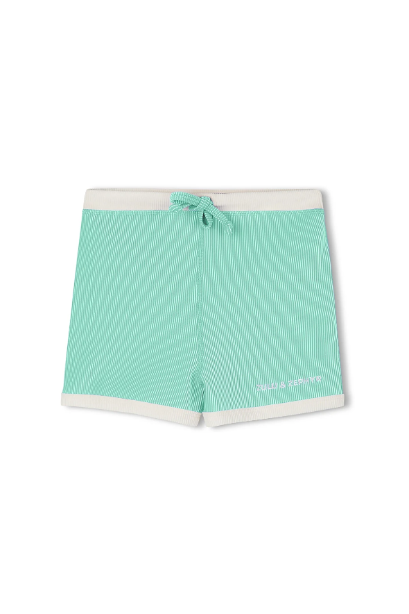 Mini Stripe Surf Short - Aqua