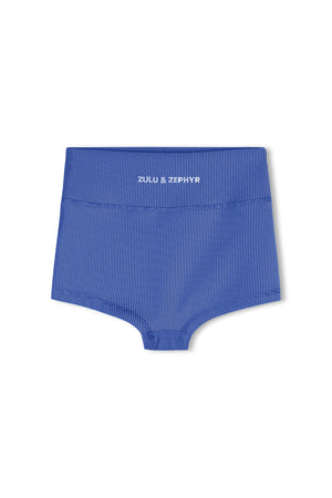 Mini Stripe Boy Short - Sea Blue
