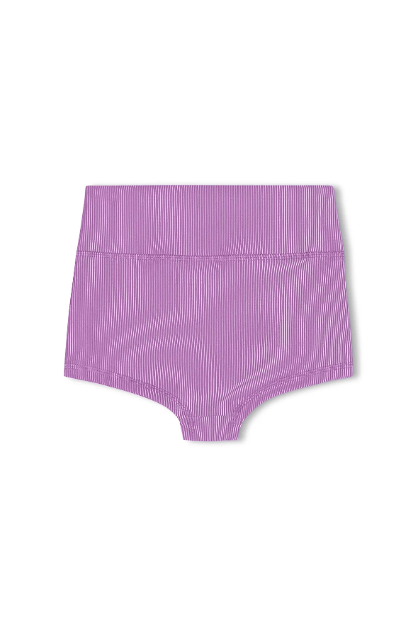 Mini Stripe Boy Short - Lilac