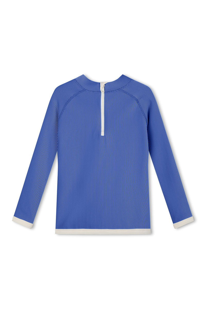 Mini Stripe Rashie - Sea Blue