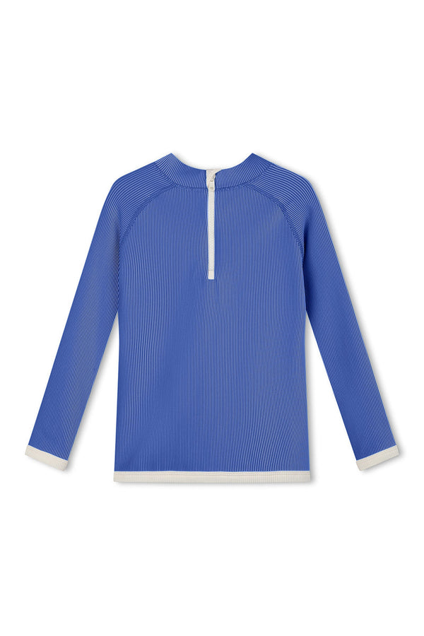 Mini Stripe Rashie - Sea Blue