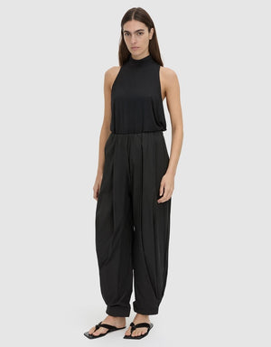 Rhia Ballon Leg Pant - Black