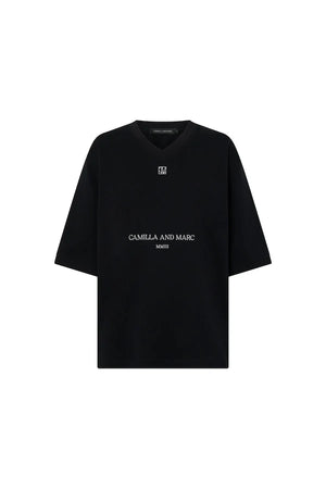 Larissa Logo Tee - Black