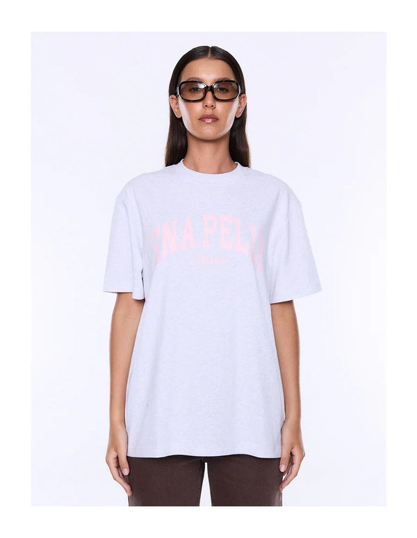 Sofia Relaxed Tee - White Marle