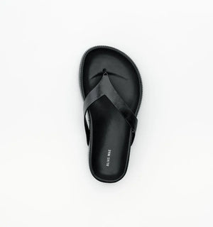 Akiko - Black Oily Crinkle Leather