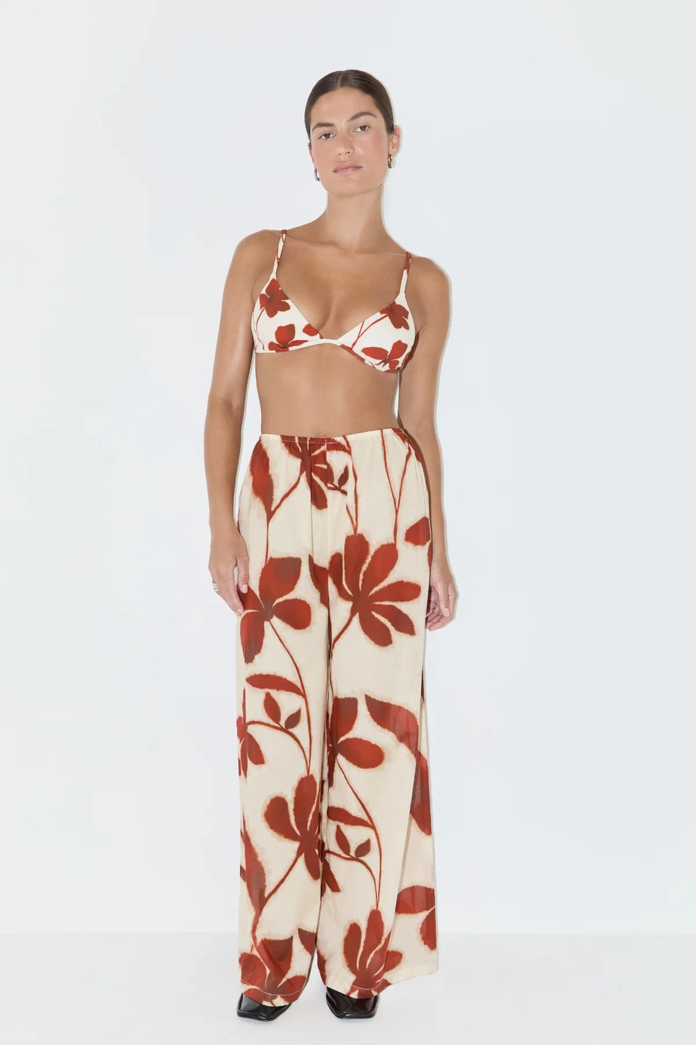Cotton Pant - Ruby Floral