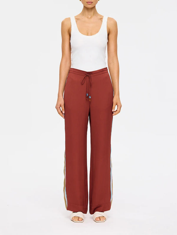 Enzo Pant - Maroon